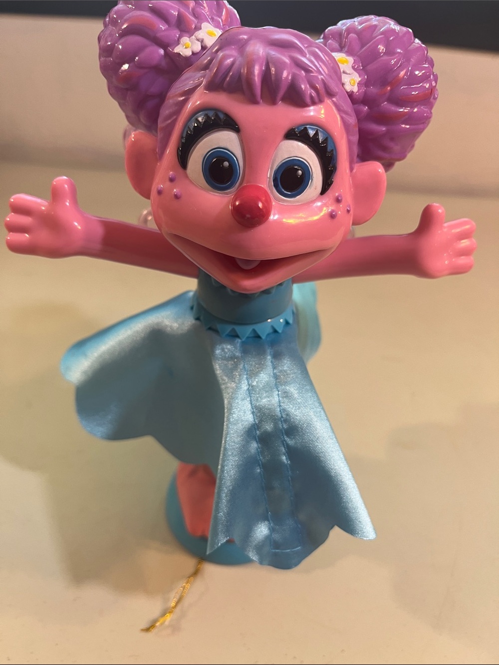 Pink and Purple Girl Character Toy with Blue Dress - Kids Toys
